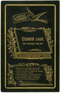 In loving remembrance / Elizabeth Leach