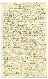 Letter from Joseph Lyman to Benjamin Smith Lyman