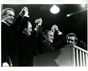 McGovern, Humphery, Muskie, and Eagleton at the Democratic National Convention