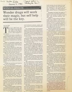 Wonder drugs will work their magic, but self help will be the key