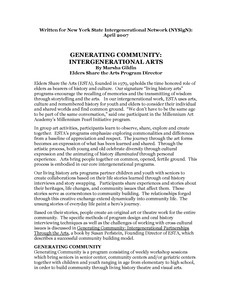 Generating community