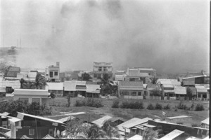 Views on Hau Giang Boulevard during the fighting; Saigon.