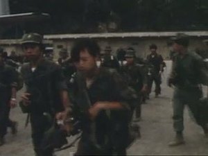 War in Laos- Laotian Soldiers and US Money
