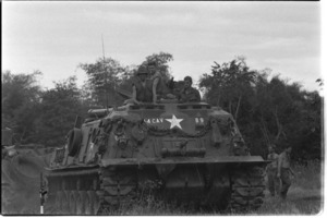 U.S. armor in the field. Operation Crimp; Hau Nghia Province.