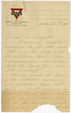 Letter from Herbert C. Patterson to Laurence L. Doggett (January 23, 1917)