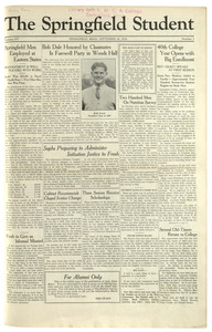 The Springfield Student (vol. 15, no. 01) September 26, 1924