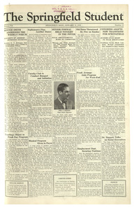 The Springfield Student (vol. 20, no. 13) January 31, 1930