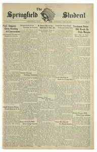 The Springfield Student (vol. 22, no. 27) May 18, 1932