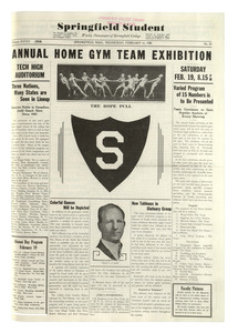 The Springfield Student (vol. 28, no. 23) February 16, 1938