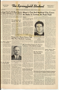 The Springfield Student (vol. 39, no. 07) November 16, 1951