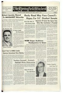 The Springfield Student (vol. 45, no. 15) Jan. 31, 1958
