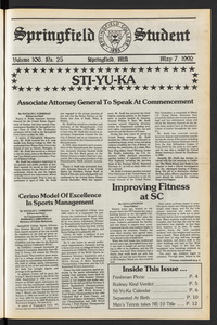 The Springfield Student (vol. 106, no. 25) May 7, 1992