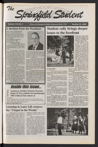 The Springfield Student (vol. 112, no. 7) Oct. 31, 1997