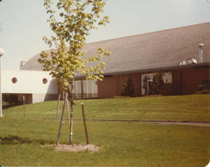 Side View of the Art Linkletter Natatorium at Springfield College