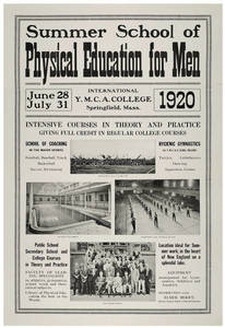 International YMCA College Summer School poster, 1920