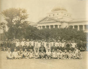 F. H. Brown in a Japanese athletic event