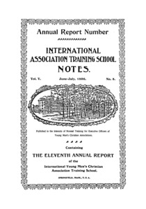 The International Association Training School Notes (vol. 5 no. 5), June and July, 1896