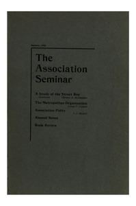 The Association Seminar (vol. 10 no. 3), January, 1902