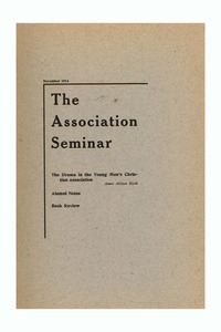 The Association Seminar (vol. 23 no. 2), November 1914
