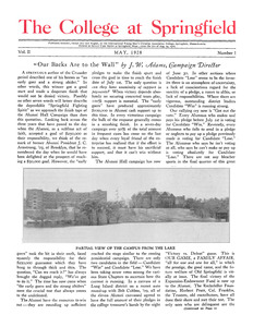 The Bulletin (vol. 2, no. 1), May 1928