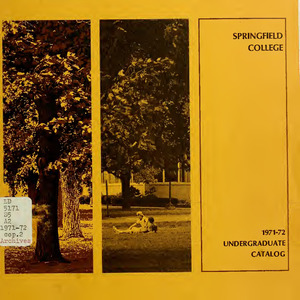 Springfield College Undergraduate Catalog 1971-1972