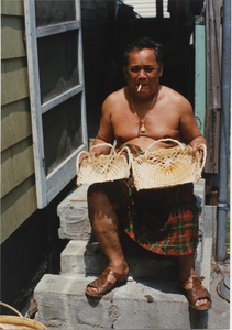 Basket Making: The large and small Baunkae (baskets), 1987