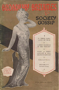 Broadway Brevities & Society Gossip: June 1923 Cover
