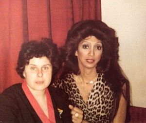 A Photograph of Marlow Monique Dickson Posing with Another Person
