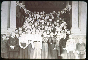 Saugus Center class, Roby School, Main Street