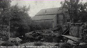 Howlett's Mill, Wakefield/Saugus line, circa 1901