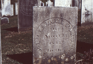 Gravestone of Deacon Zadock Ford, Westlawn Cemetery, Williamstown, MA