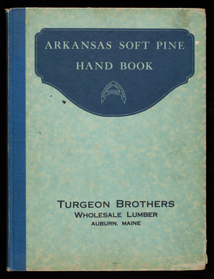 Arkansas soft pine, satin-like interior trim, soft, workable common lumber, standard moulding and grading rules, includes moulding supplement of new forms, compiled by Robert H. Brooks, Advertising, Arkansas Soft Pine Bureau, Little Rock, Arkansas
