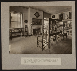 Interior view of the Harrison Gray Otis House, dining room, Boston, Mass., May 6, 1926