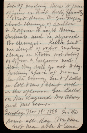 Thomas Lincoln Casey Notebook, November 1888-January 1889, 10, see of [illegible] three or four