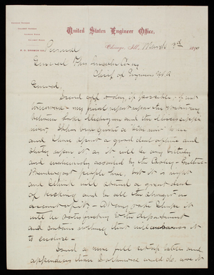 [William] L. Marshall to Thomas Lincoln Casey, March 3, 1890