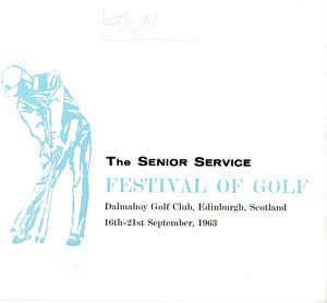 The Senior Service Festival of Golf Brochure