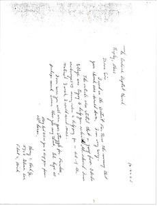 Letter from Harry C. Koch Jr. to Antioch Baptist Church