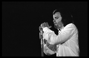 Jim Morrison, in performance, Madison Square Garden