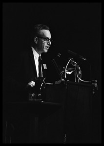 Jerome D. Frank (psychologist, Johns Hopkins University), speaking at the Youth, Non-Violence, and Social Change conference, Howard University