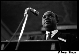 Unidentified speaker at the Martin Luther King memorial service