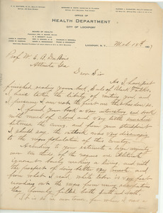 Letter from A. J. McMaster to W. E. B. Du Bois