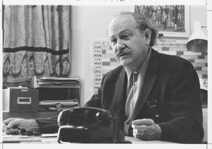 Gilbert C. Tolhurst at his desk