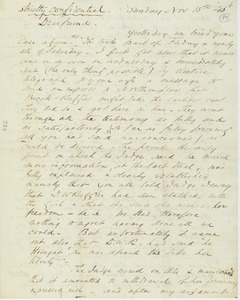 Letter from Wendell Phillips to Erasmus Darwin Hudson