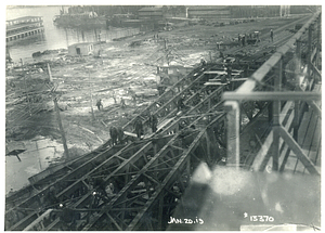 Molasses Flood, clean up