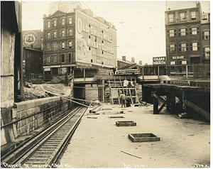 Pleasant Street temporary stairs