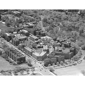 Brookline Avenue and River Way, Wheelock College, right side, Boston, MA