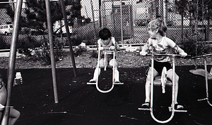 Children at playground at Lo Presti Park