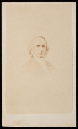 Studio portrait of Rev. Cyrus A. Bartol, Boston, Mass., undated