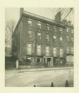 Exterior view of the third Harrison Gray Otis House, 45 Beacon St., Boston, Mass., undated