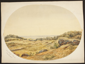Muskeget Shoals, Chopequideck; Scene of the shipwreck of the Semiramis in 1802.